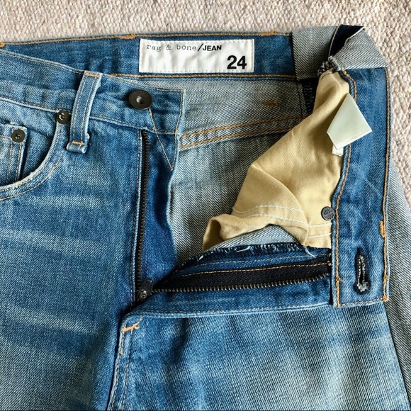 NWOT Rag & Bone Marilyn Crop Straight Jeans in Reverse Salvage - Picture 8 of 13